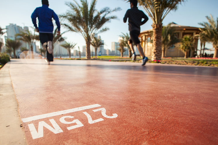 al majaz waterfront jogging
